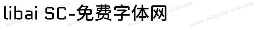 libai SC字体转换